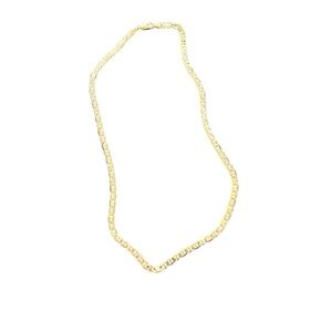 Lirm 925 Italy Sterling Silver 14k Gold Vermeil Mariner Necklace